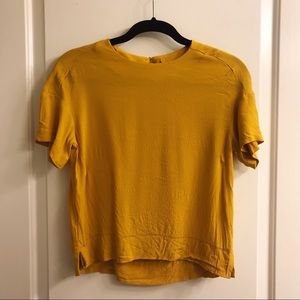 H&M Mustard yellow blouse